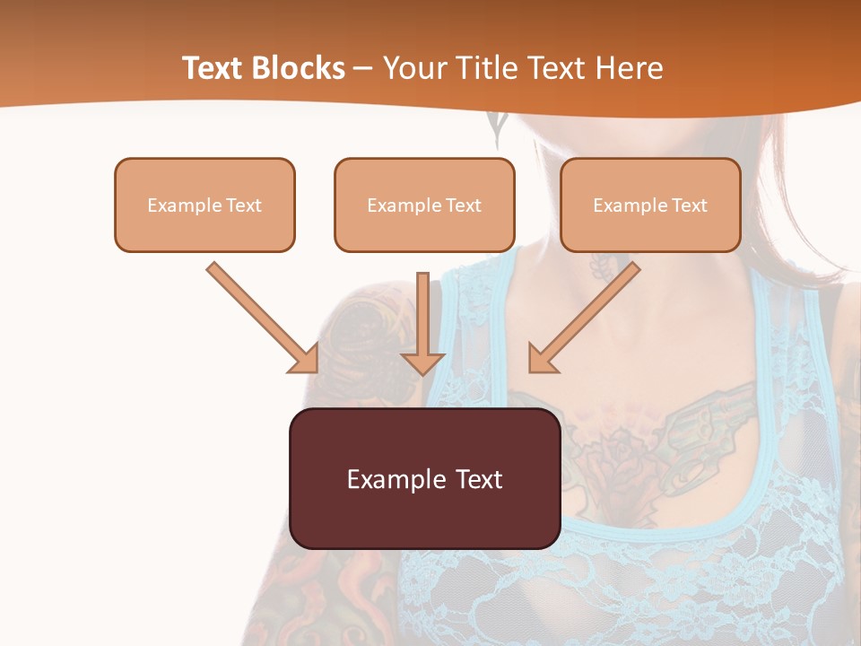 Slim Transparent Neck PowerPoint Template