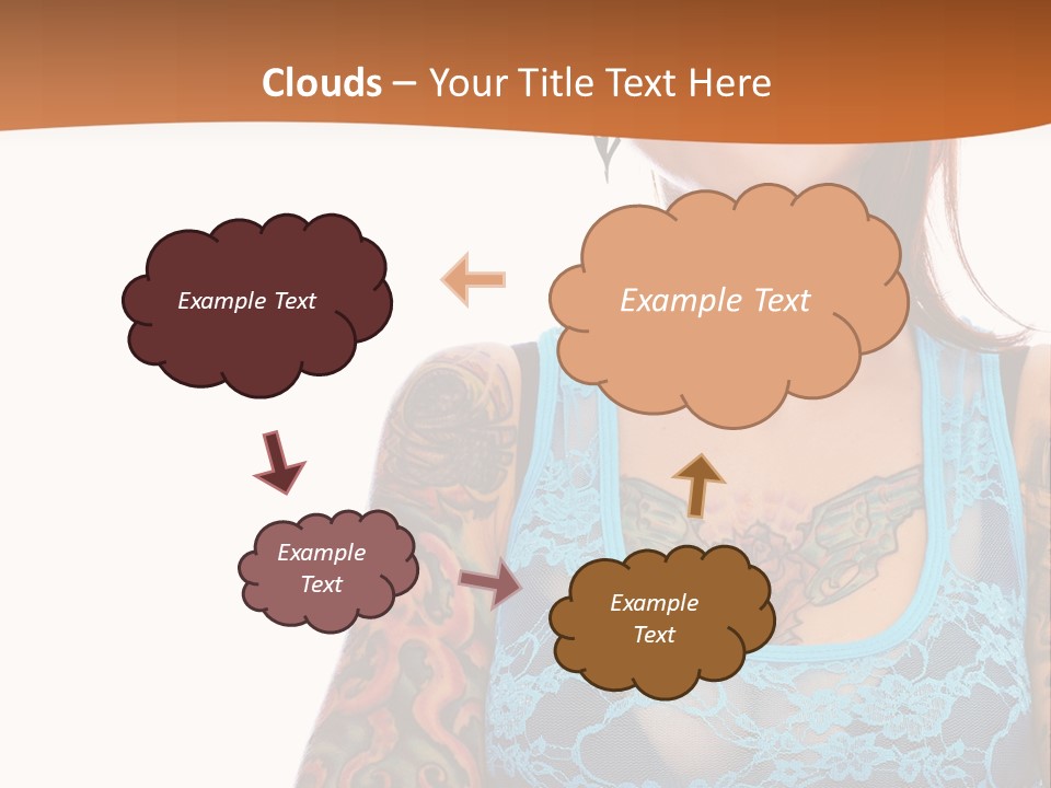 Slim Transparent Neck PowerPoint Template
