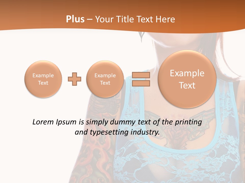 Slim Transparent Neck PowerPoint Template