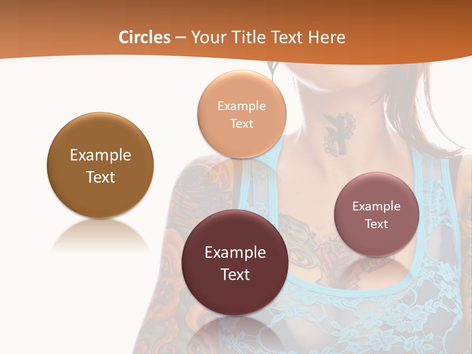 Slim Transparent Neck PowerPoint Template