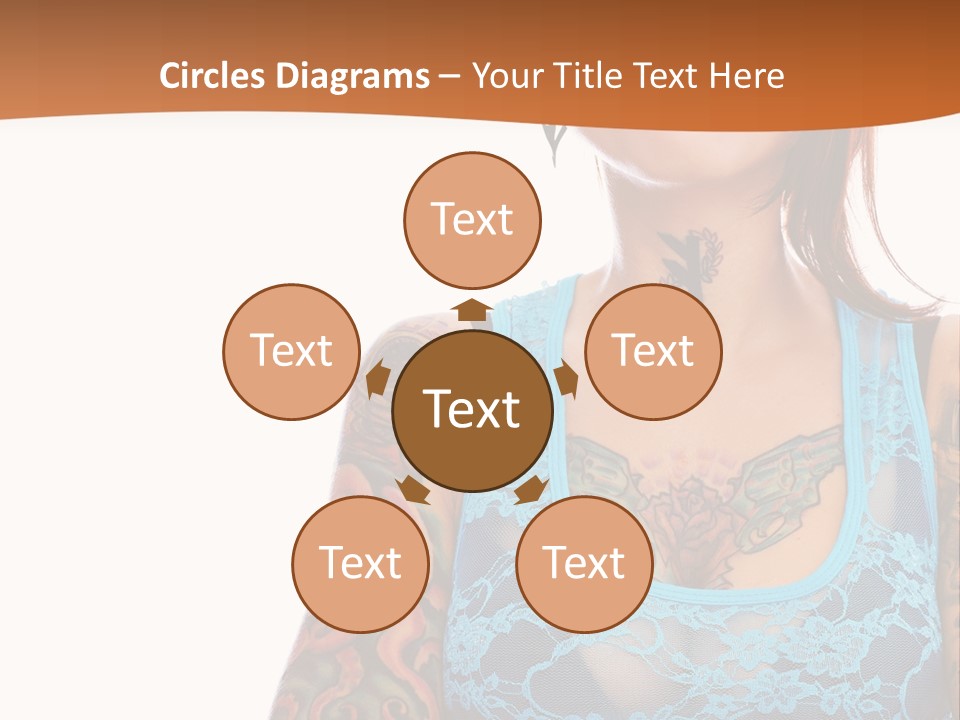 Slim Transparent Neck PowerPoint Template