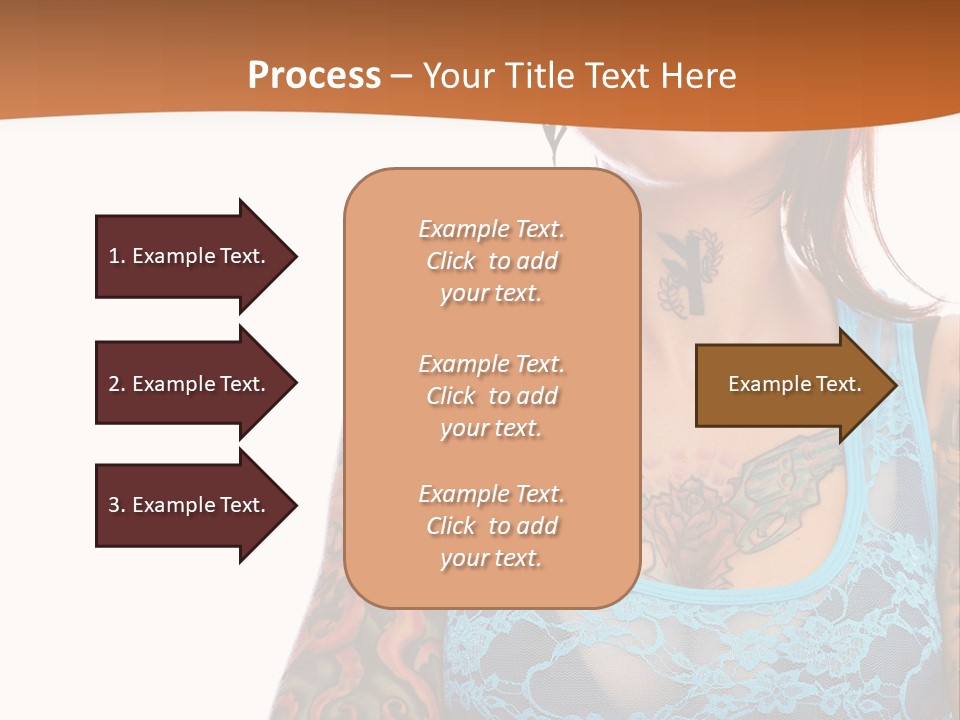 Slim Transparent Neck PowerPoint Template