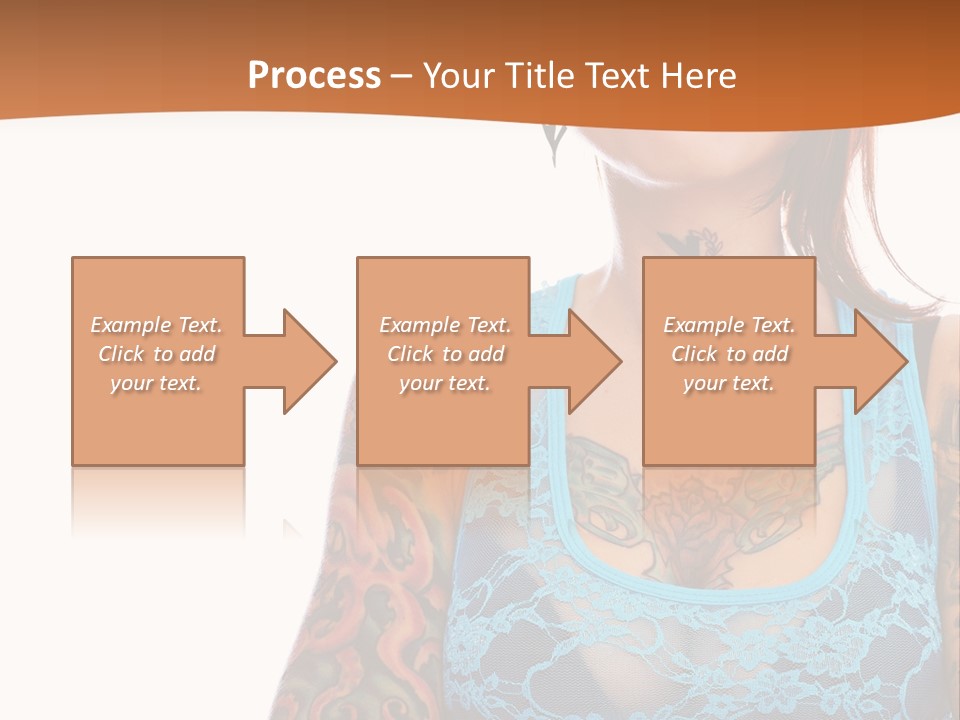 Slim Transparent Neck PowerPoint Template