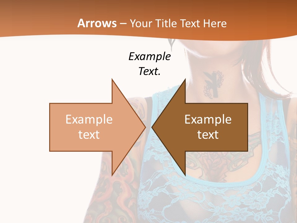 Slim Transparent Neck PowerPoint Template