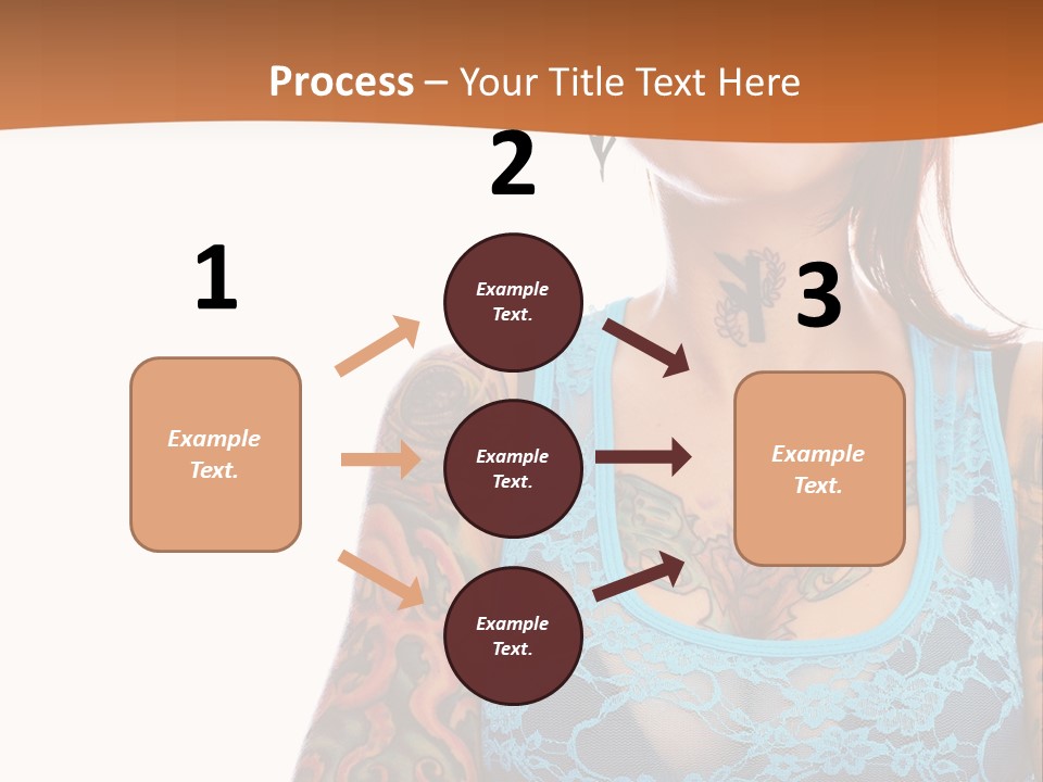 Slim Transparent Neck PowerPoint Template
