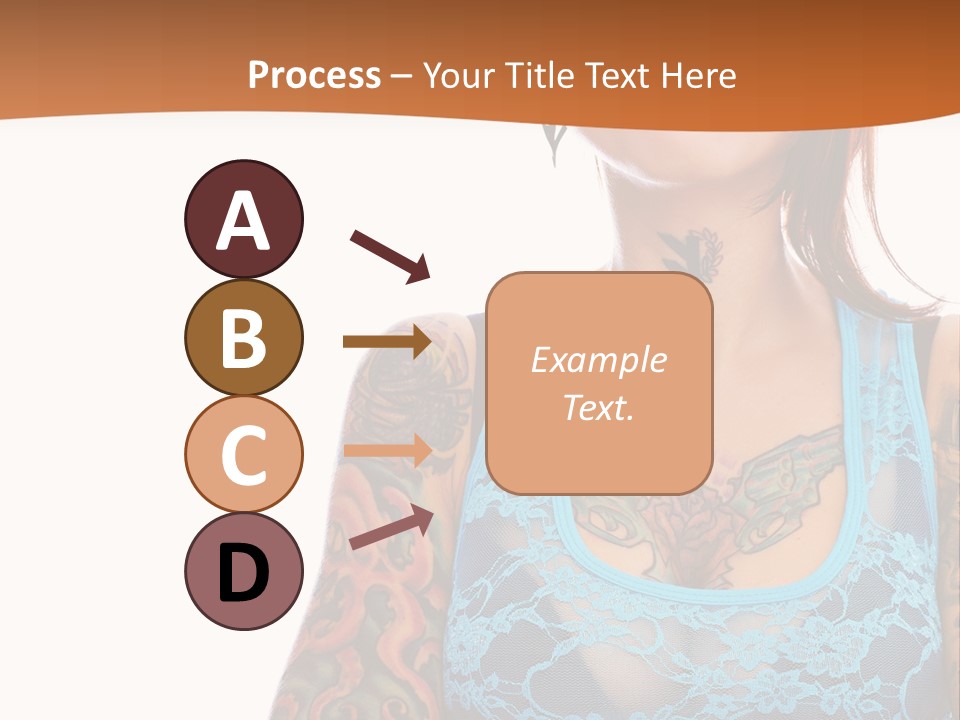 Slim Transparent Neck PowerPoint Template