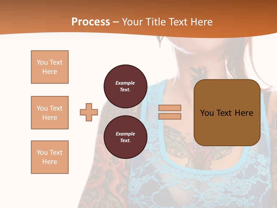 Slim Transparent Neck PowerPoint Template