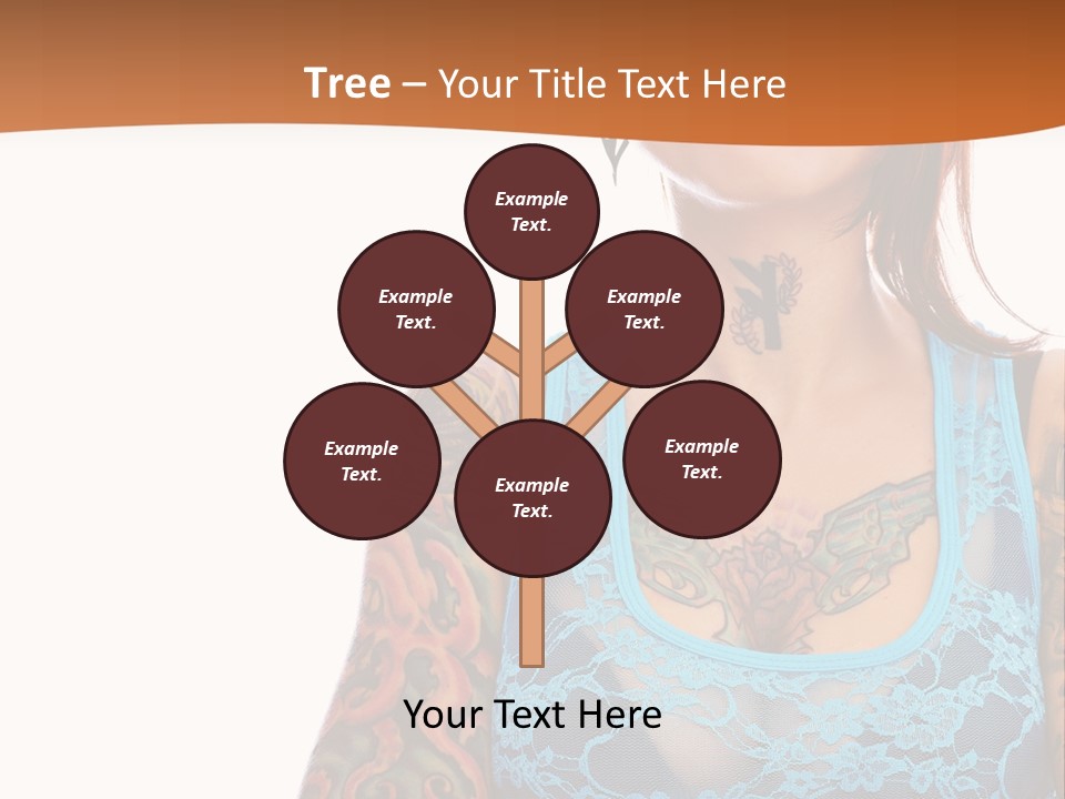 Slim Transparent Neck PowerPoint Template