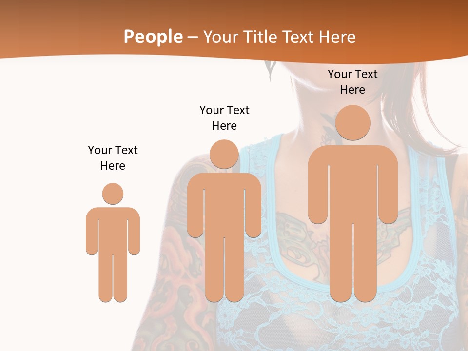 Slim Transparent Neck PowerPoint Template