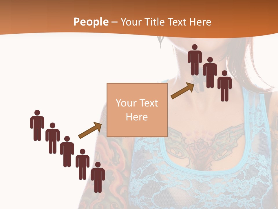 Slim Transparent Neck PowerPoint Template