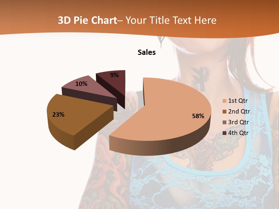 Slim Transparent Neck PowerPoint Template