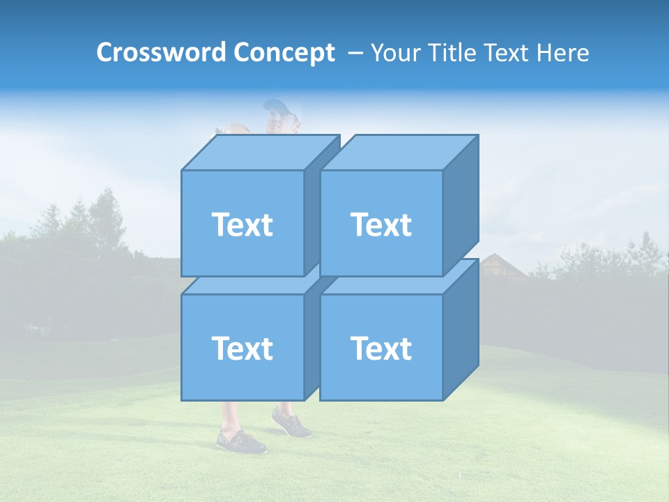 Stroke Sunlit Sky PowerPoint Template