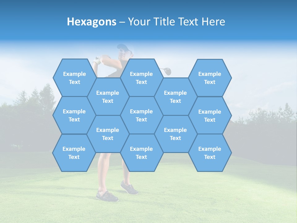 Stroke Sunlit Sky PowerPoint Template