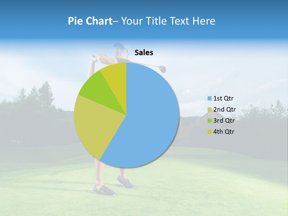 Stroke Sunlit Sky PowerPoint Template