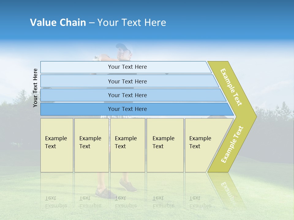 Stroke Sunlit Sky PowerPoint Template