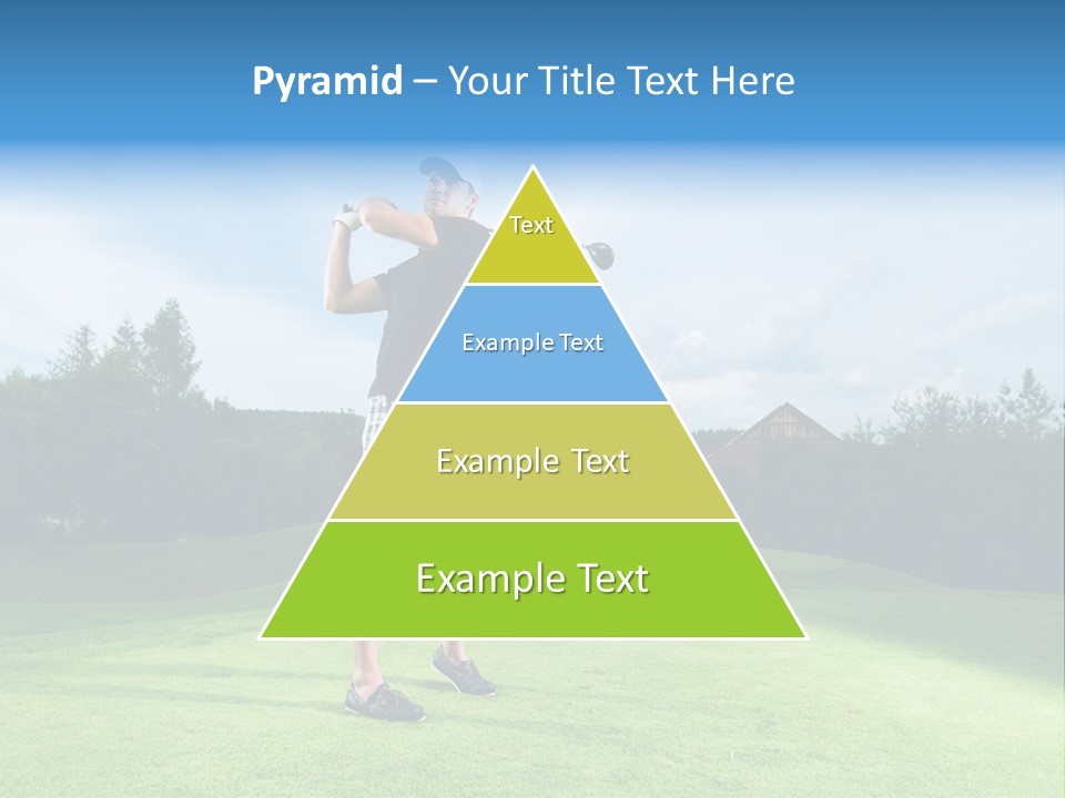 Stroke Sunlit Sky PowerPoint Template