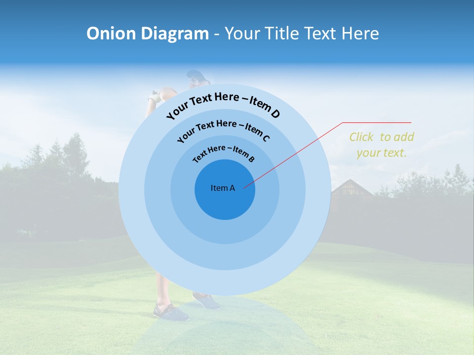 Stroke Sunlit Sky PowerPoint Template