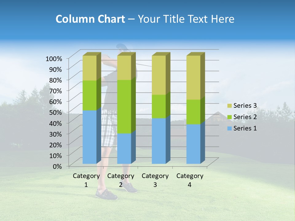 Stroke Sunlit Sky PowerPoint Template