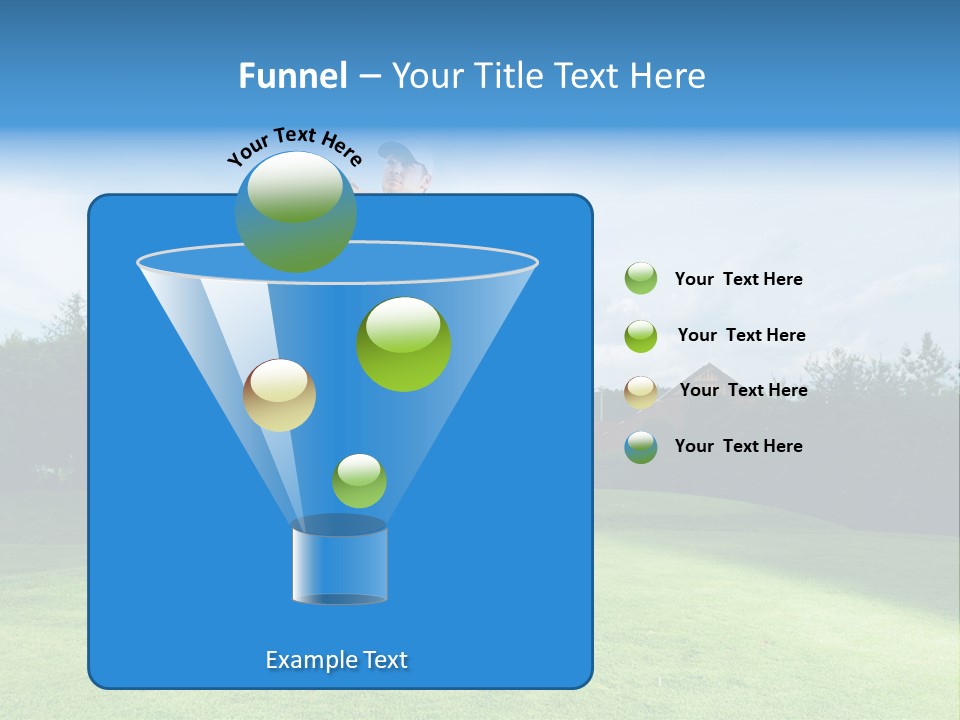 Stroke Sunlit Sky PowerPoint Template
