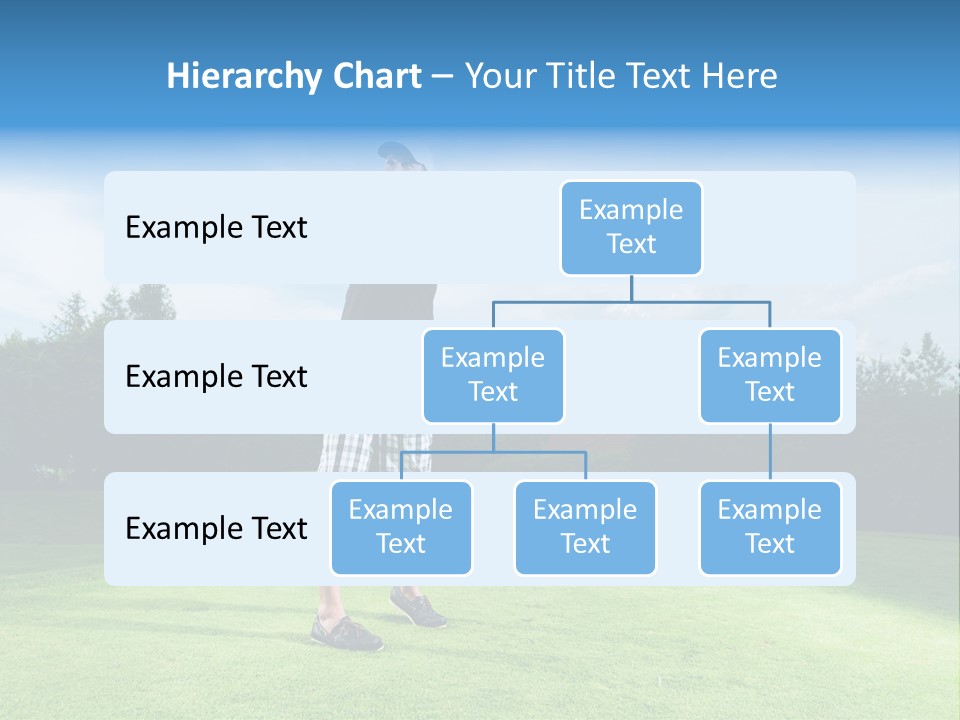 Stroke Sunlit Sky PowerPoint Template