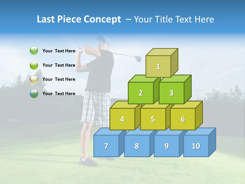 Stroke Sunlit Sky PowerPoint Template