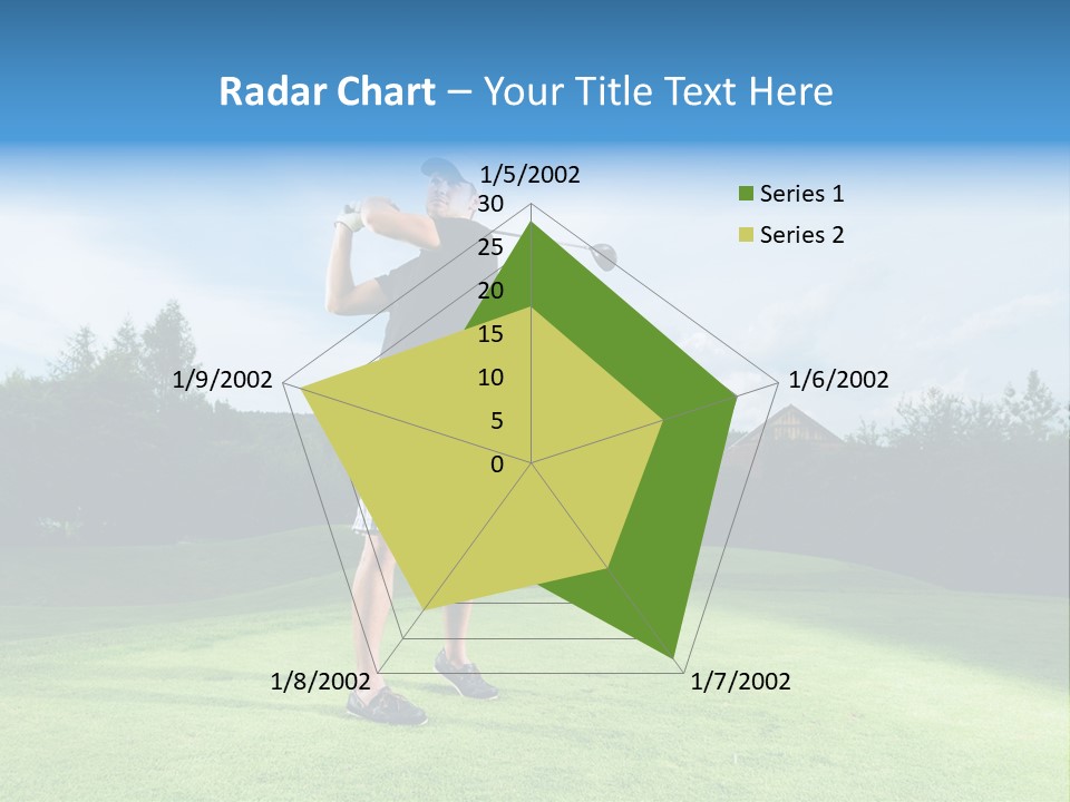 Stroke Sunlit Sky PowerPoint Template
