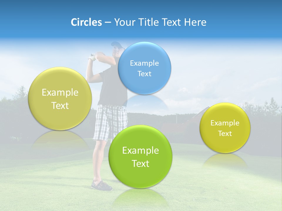 Stroke Sunlit Sky PowerPoint Template