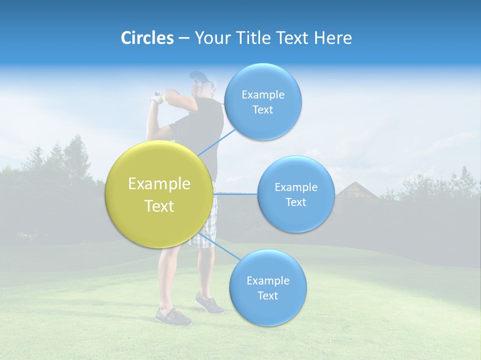 Stroke Sunlit Sky PowerPoint Template