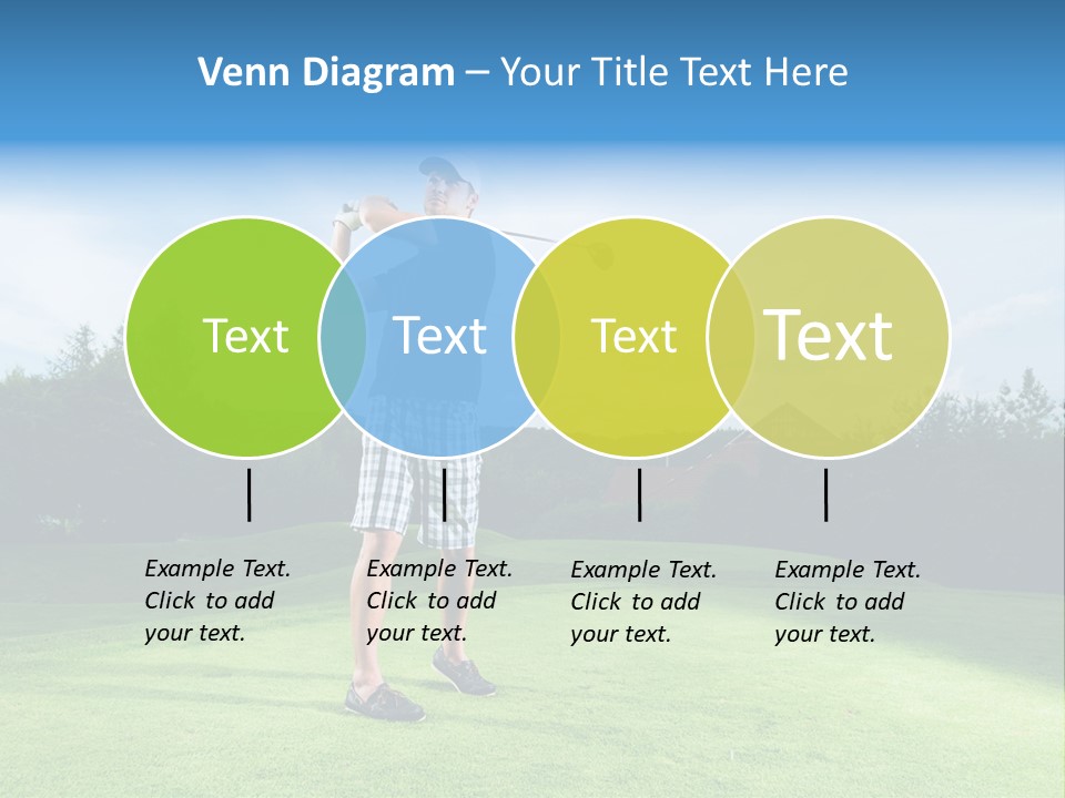 Stroke Sunlit Sky PowerPoint Template