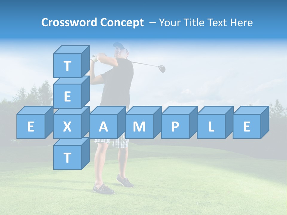 Stroke Sunlit Sky PowerPoint Template