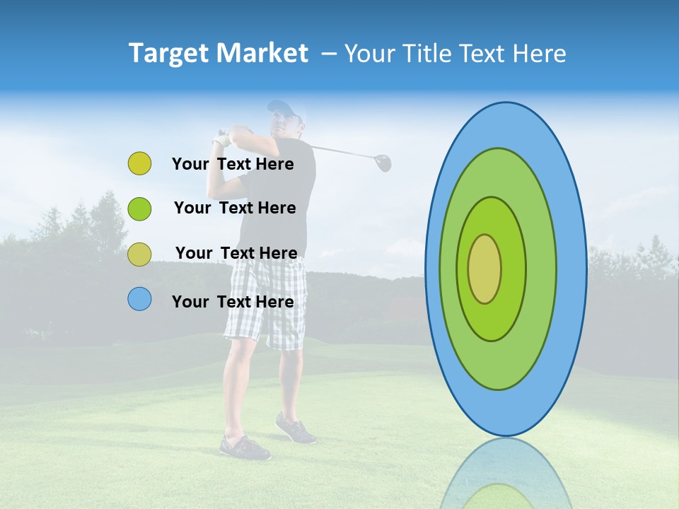 Stroke Sunlit Sky PowerPoint Template