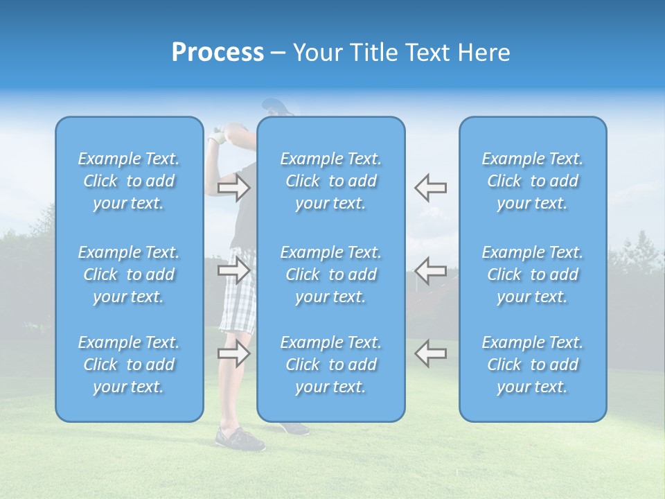 Stroke Sunlit Sky PowerPoint Template