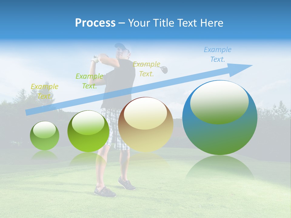 Stroke Sunlit Sky PowerPoint Template
