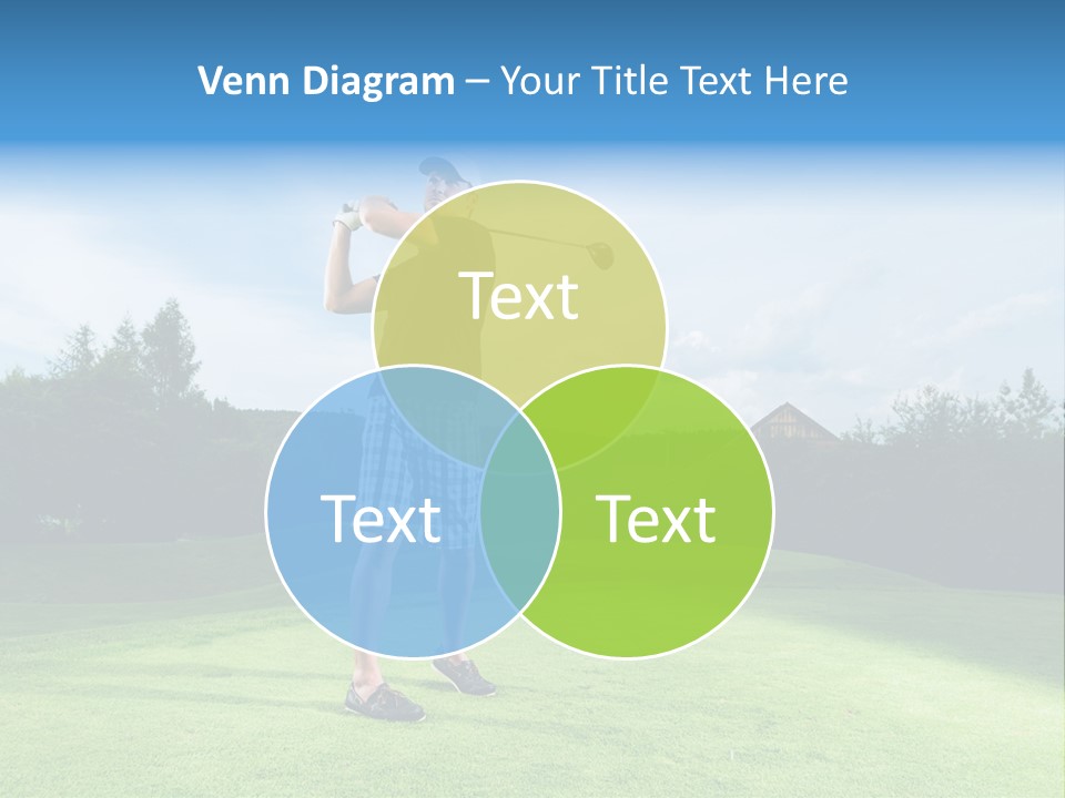 Stroke Sunlit Sky PowerPoint Template