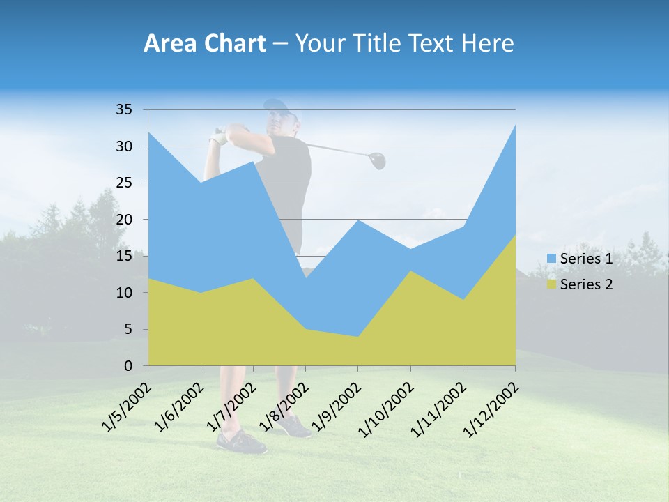 Stroke Sunlit Sky PowerPoint Template