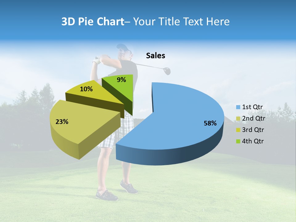 Stroke Sunlit Sky PowerPoint Template
