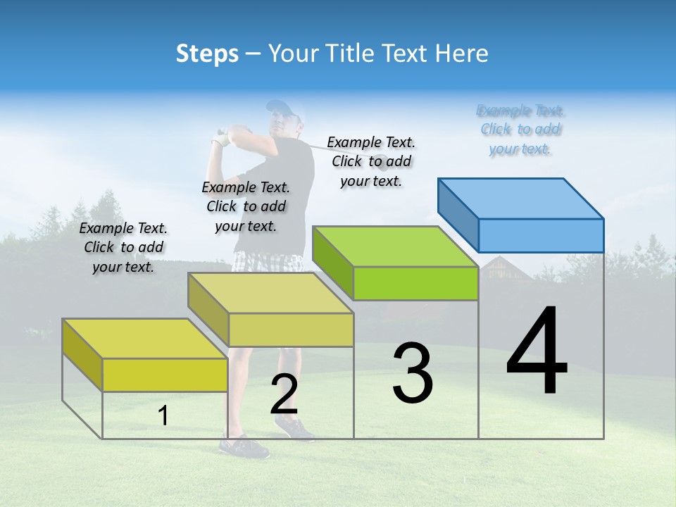 Stroke Sunlit Sky PowerPoint Template