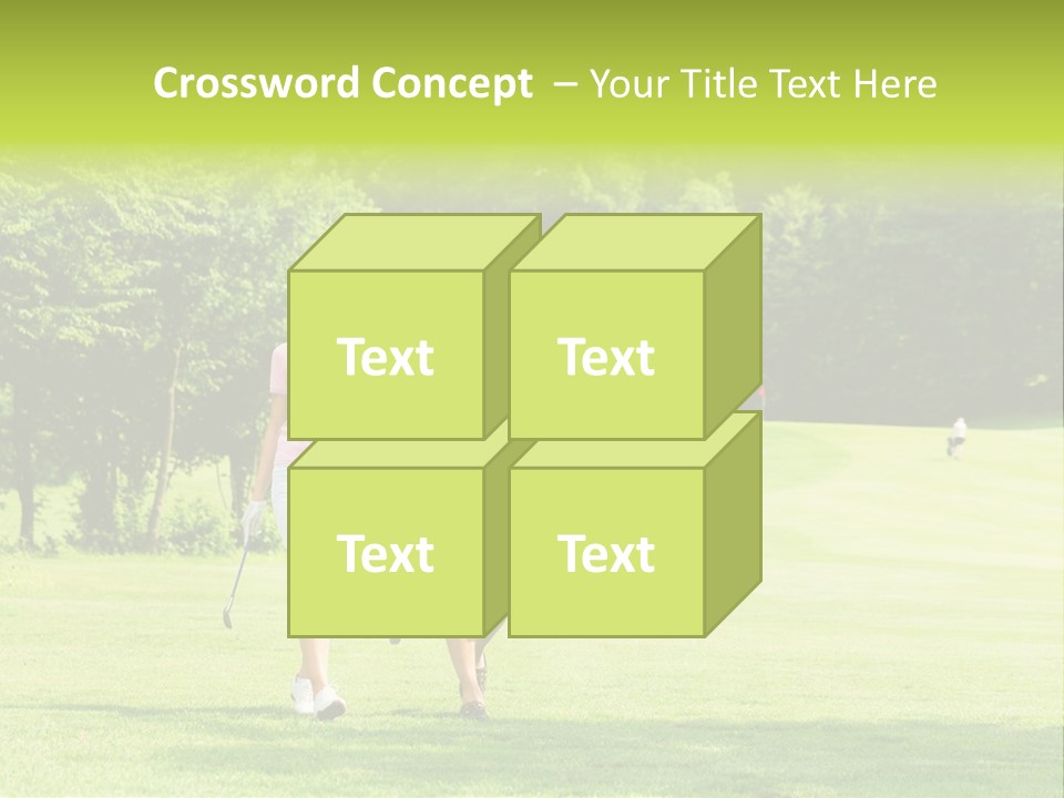Woman Person Leisure PowerPoint Template