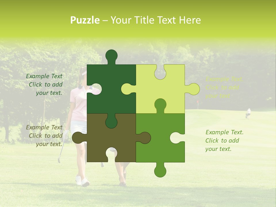 Woman Person Leisure PowerPoint Template