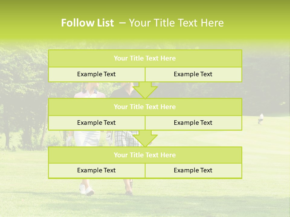 Woman Person Leisure PowerPoint Template