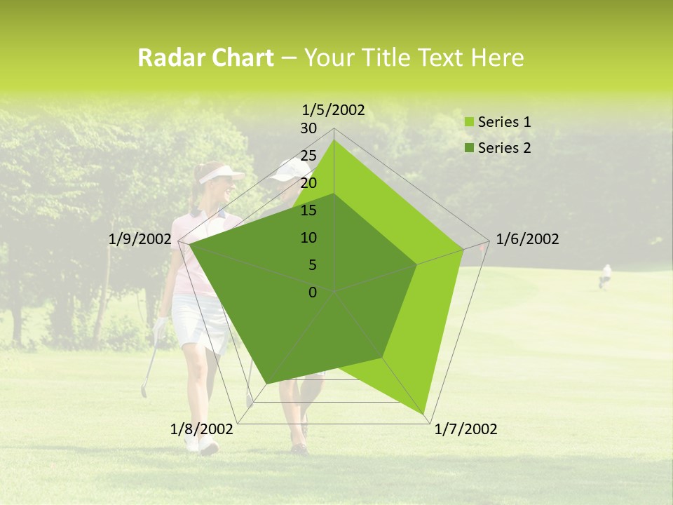 Woman Person Leisure PowerPoint Template