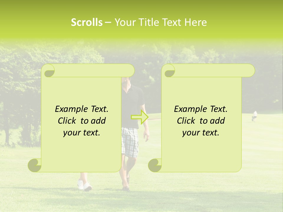 Woman Person Leisure PowerPoint Template