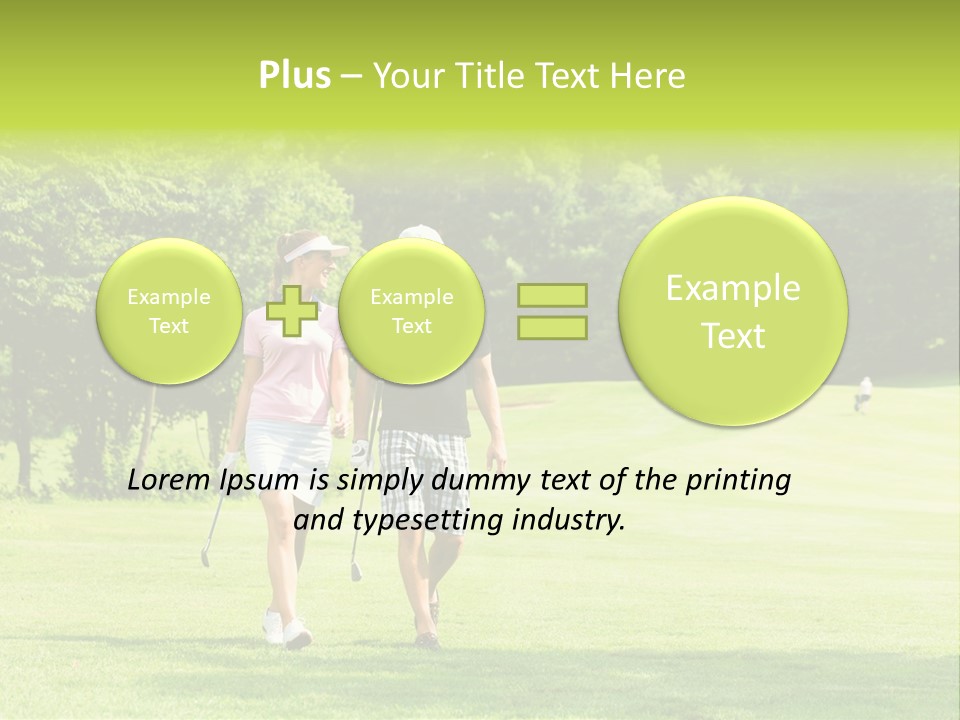 Woman Person Leisure PowerPoint Template