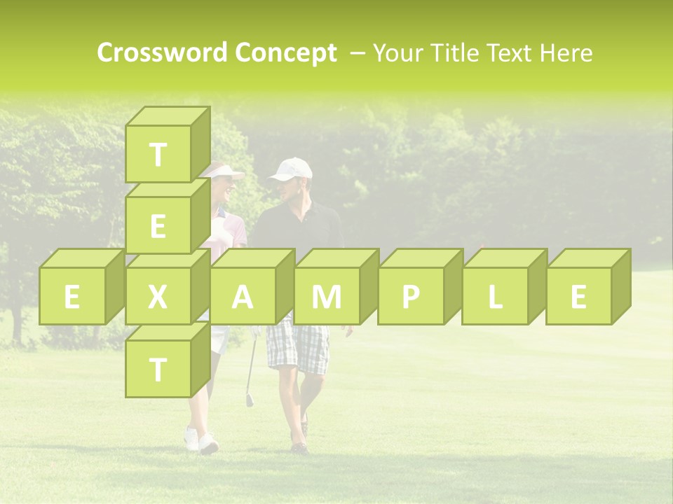 Woman Person Leisure PowerPoint Template