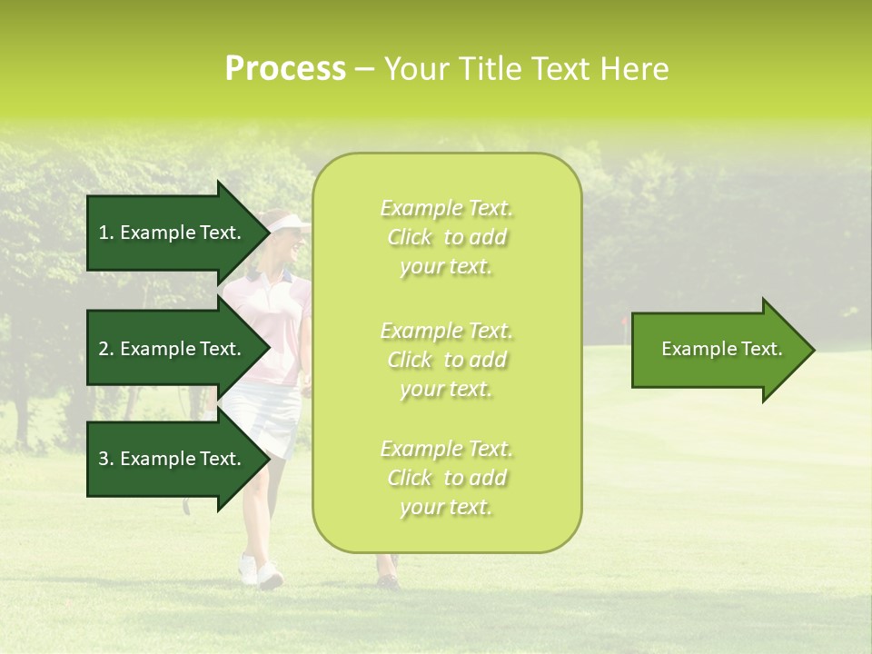 Woman Person Leisure PowerPoint Template