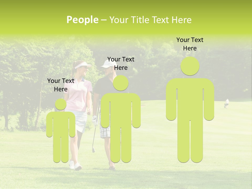 Woman Person Leisure PowerPoint Template