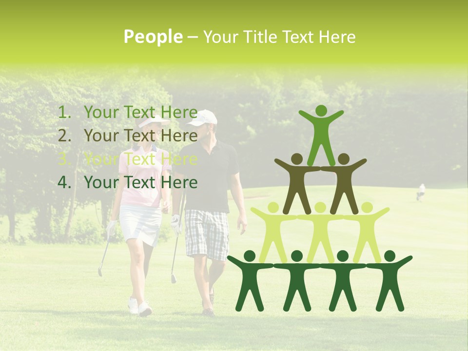 Woman Person Leisure PowerPoint Template