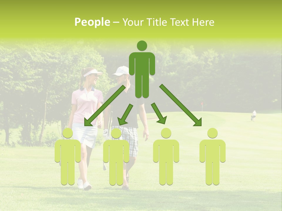 Woman Person Leisure PowerPoint Template