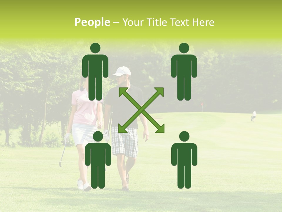 Woman Person Leisure PowerPoint Template