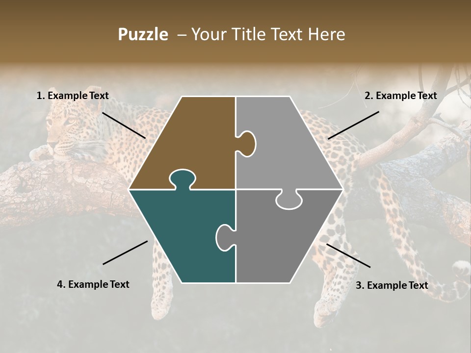 Botswana Well Fed Chitabe Camp PowerPoint Template